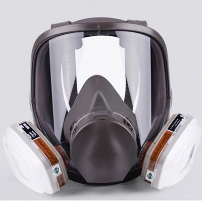 6800 Full Face Gas Mask 15-In-1 Chemical Vapor Respirator 95% Filter from B&Q