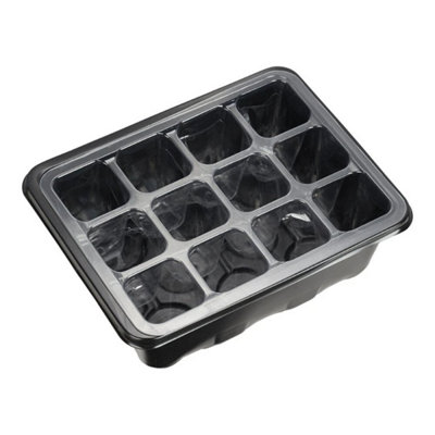 Set Of 5Pcs12  5-Packholes Seed Trays Seedling Starter Tray Kit Mini Propagator Soil Cultivation from B&Q