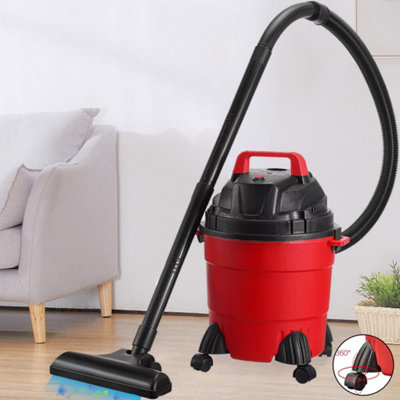 1500W Wet & Dry Vacuum Cleaner 15L Bagless Cylinder Compact Cleaner from B&Q