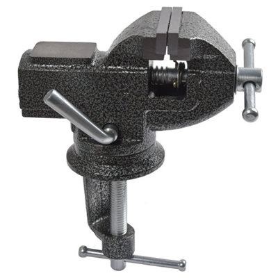 Heavy Duty Clamp-On Vise  Base Portable Table Bench Vice Clamp Jaw-60mm from B&Q