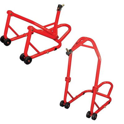 Motorcycle Head-Stock Stand Steering Tube Motorbike Front Head Paddock Stand from B&Q