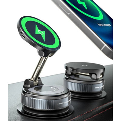 15W Magnetic Car Phone Holder Wireless Charger from B&Q