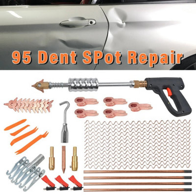 - 95Pcs Car Body Dent Puller Kit Repairing Tools Spot Welding Electrodes Spotter
