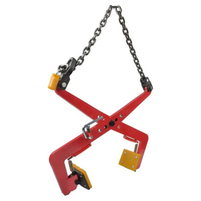  - Granite Slab Lift Clamp 500Kg Adjustable Stone Curb Clamp Scissor Lifter Clamp.