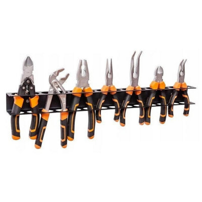  - Wall Mounted Screwdriver Holder Storage Rack Wrench Workshop Tool Organizer