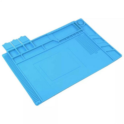 Silicone Solder Anti Static Magnetic Heat Insulation Pad Desk Repair Mat from B&Q