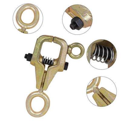  - 5 Ton Pull Clamp Self -Tightening Grips Frame Car Auto Body Repair Steel Puller
