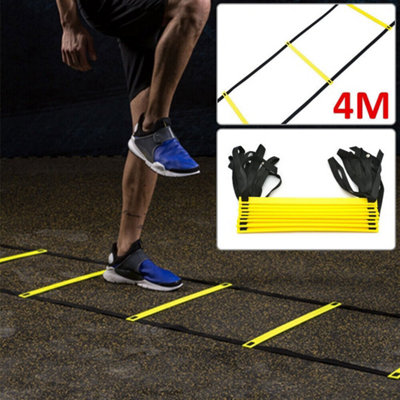 4M Speed Agility Fitness Training Ladder Soccer Sports Footwork Practise from B&Q