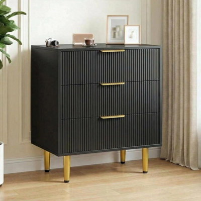  - 3-Drawer Dresser Chest Of Drawers Storage Organizer For Bedroom