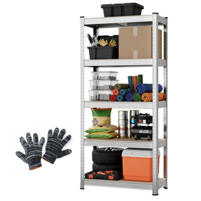 5 Tier Racking Shelf Heavy Duty Garage Shelving Storage Shelves from B&Q