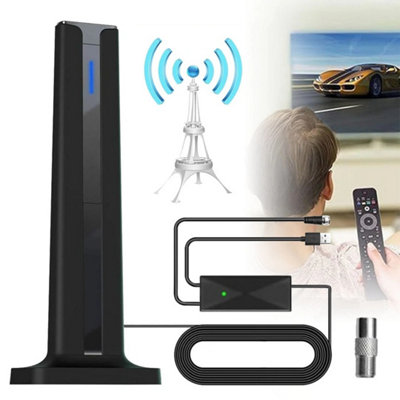  - Indoor Tv Antenna Ariel Freeview Digital 4K Hd Tv Portable