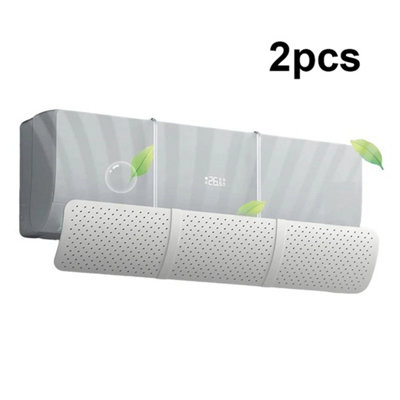 2Pcs Air Conditioner Wind Deflector Air Conditioner Shield from B&Q