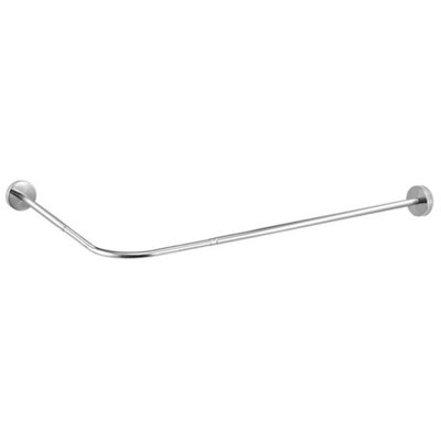  - L Shape Shower Rail RodsShower Curtain Poles Curved Support Rod For Bathroom