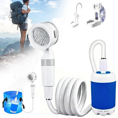  - Portable Camping Shower Rechargeable Outdoor Camp Shower Pump For Hiking Travel