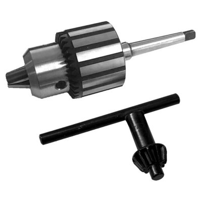  - 1Mt 113mm Key-Type Lathe Drill Chuck Milling 1 Morse Taper Drill Chuck