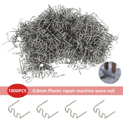 Hot Stapler Gun Plastic Repair Car Bumper Welding Welder Machine Staples 1000Pcs