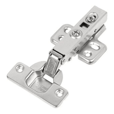  - 20Pcs  Full Overlay Mute Kitchen Units Door Cupboard Hinges Cold Rolling Cabinet Hinges