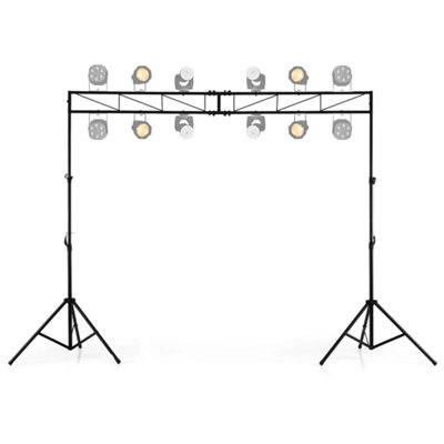 - Lighting Truss System Portable Dj Light Stand Adjustable Metal Folding Tripod