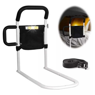 Bed Rail For Elderly Patient Bedside Assist Handle Safety Bar With Pouch from B&Q