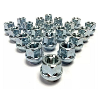 20 Alloy Wheel Nuts M12X1.5 19mm For Ford Focus Mk1 Mk2 Mk3 St Rs from B&Q