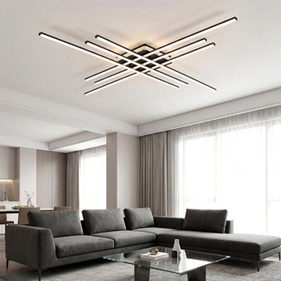Led Ceiling Light 120X120Cm 3 Colour Stepless Dimming Rgb