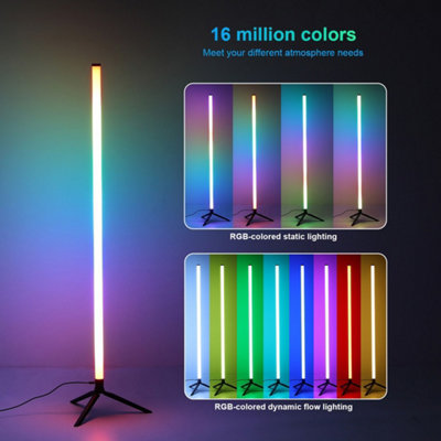 Floor Rgb Led Lamp Corner Standing Remote Colour Changing from B&Q