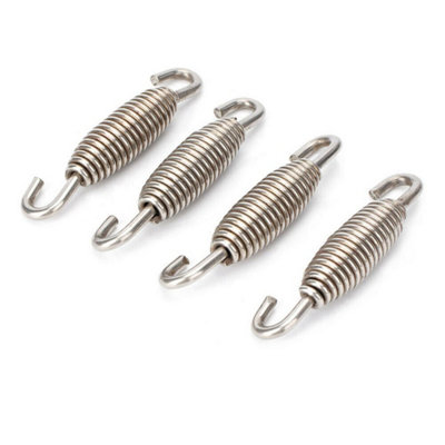 4 Pieces 60mm Exhaust Pipe Muffler Springs Swivel Motorcycle from B&Q