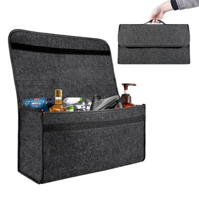 2 Portable Car Storage Box Foldable Car Trunk Storage Bag Storage Organizer Bag from B&Q