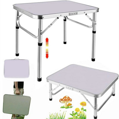 2.0Ft Aluminium Folding Portable Camping Picnic Catering Table Party Bbq Carry from B&Q