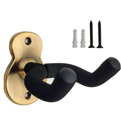 Bronze Non-Slip Metal Wall Guitar Ukulele Hanger Hook Uk from B&Q