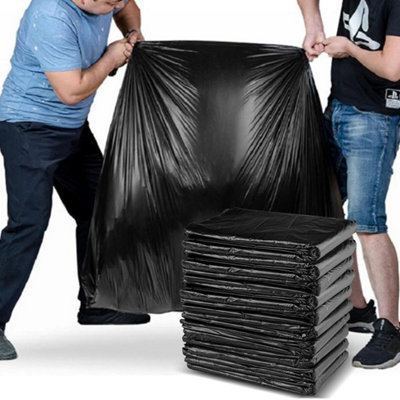  - 10/20/50Pcs Heavy Duty Extra Large Garbage Bag Kitchen Trash Bags 240L 10Pcs