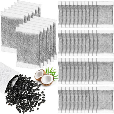 100Pcs Home Activated Charcoal Carbon Filter Sachets For Pure Water Distiller from B&Q