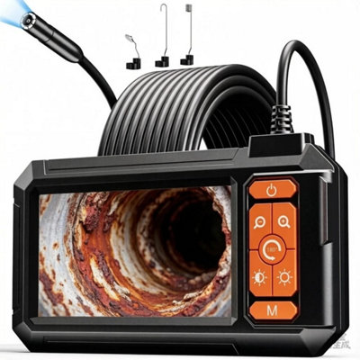 Industrial Endoscope Camera 1080P Screen Borescope Inspection Camera from B&Q