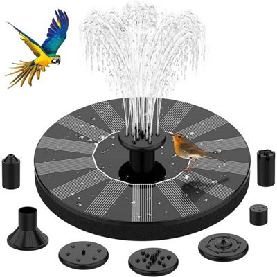 Solar Floating Fountain Pump For Birdbath Pond Pool Garden Fishpond from B&Q