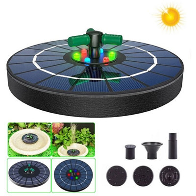 4W Solar Fountain Pump  Battery Backup Water Pump from B&Q