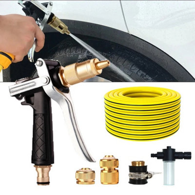 High Pressure Power Water Spray Gun 20M Hose Pipe Jet Nozzle Garden Car Washer