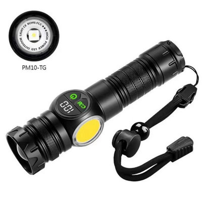 Super Bright Led Flashlight Rechargeable Torch Lamp