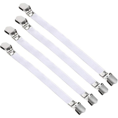 4Pc Ironing Board Cover Fasteners Elasticated Brace Straps Large from B&Q