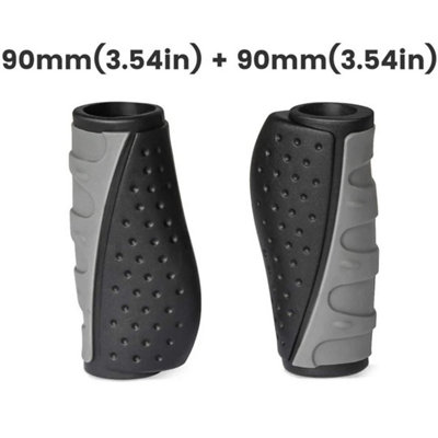 Short 1Pair Bike Handlebar Grips Hand Grip Mtb Bmx Cycle Road Mountain Bikes Bicycles from B&Q