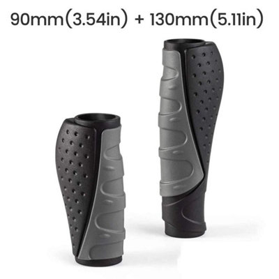 Long Short 1Pair Bike Handlebar Grips Hand Grip Mtb Bmx Cycle Road Mountain Bikes Bicycles from B&Q