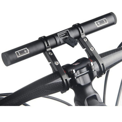  - Mtb Handlebar Extender Bicycle Bar Extension Bracket Headlight Mount Handlebar
