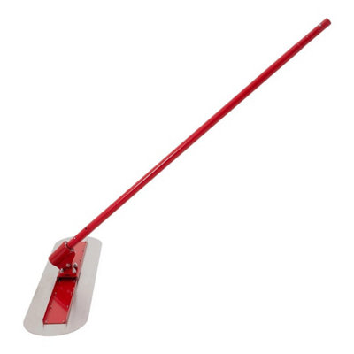 Concrete Bull Float 1200X300mm Full Kit Stainless Steel Concrete Tool W/3 Handle from B&Q