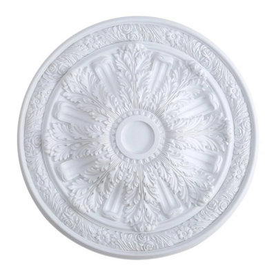  - Large Polystyrene Diy Ceiling Rose Centre Medallion Rosette Ornate Floral Base