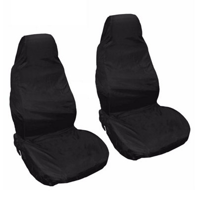 2Pcs Front Seat Covers Universal Waterproof Anti-Dust Sest Protector For Car Van