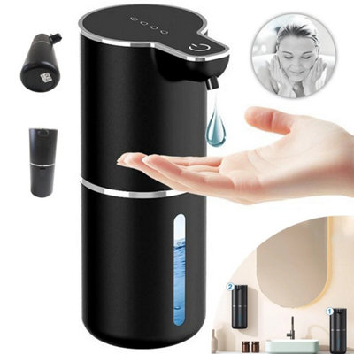 350Ml Touchless Liquid Soap Dispenser Automatic Soap Dispenser Usb Rechargeable from B&Q