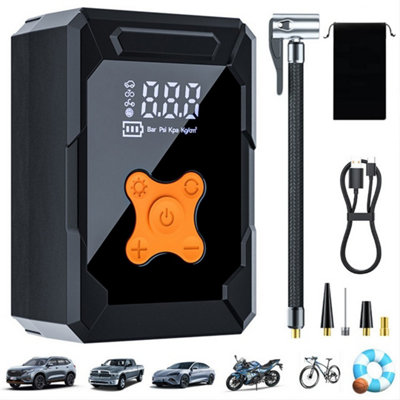 Mini Car Tyre Inflator Cordless Digital Rechargeable Tire Air Compressor Pump