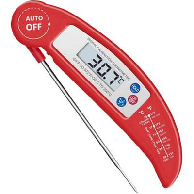 Digital Food Thermometer Probe Cooking Meat Kitchen Bbq Turkey Milk from B&Q
