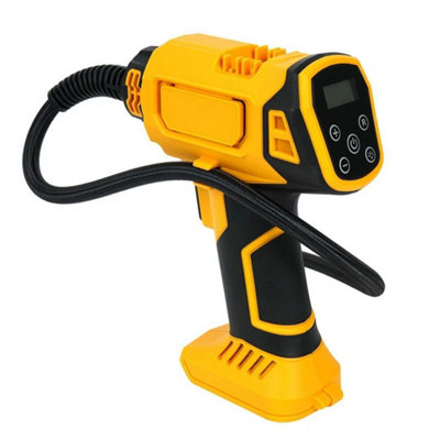 Lcd Cordless Car Air Compressor Tyre For Dewalt 18V Battery Inflator Pump