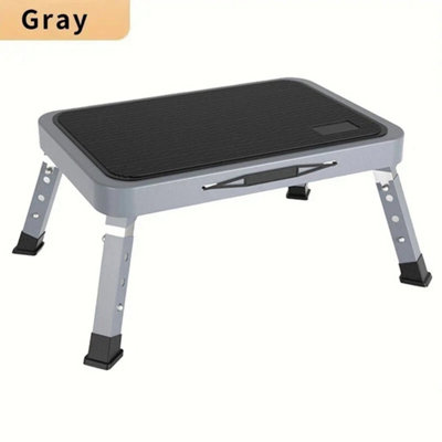 Gray 1X Rv Caravan Step Non Slip Heavy Duty Stool Lightweight Motorhome Camper from B&Q