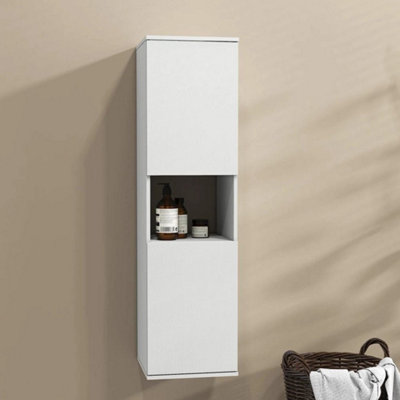  - Bathroom Storage Cabinet Wall Mounted Cabinet Cupboard Tallboy With 5 Shelves